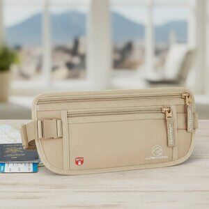 Hidden Travel Money Belt - RFID Blocking Waist Wallet & Passport